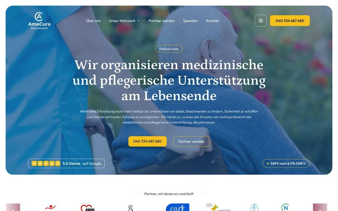 Website für AmaCura